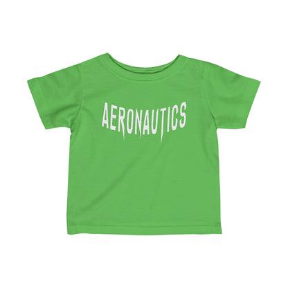 Aeronautics "Planes" (White Print) Infant Fine Jersey Tee