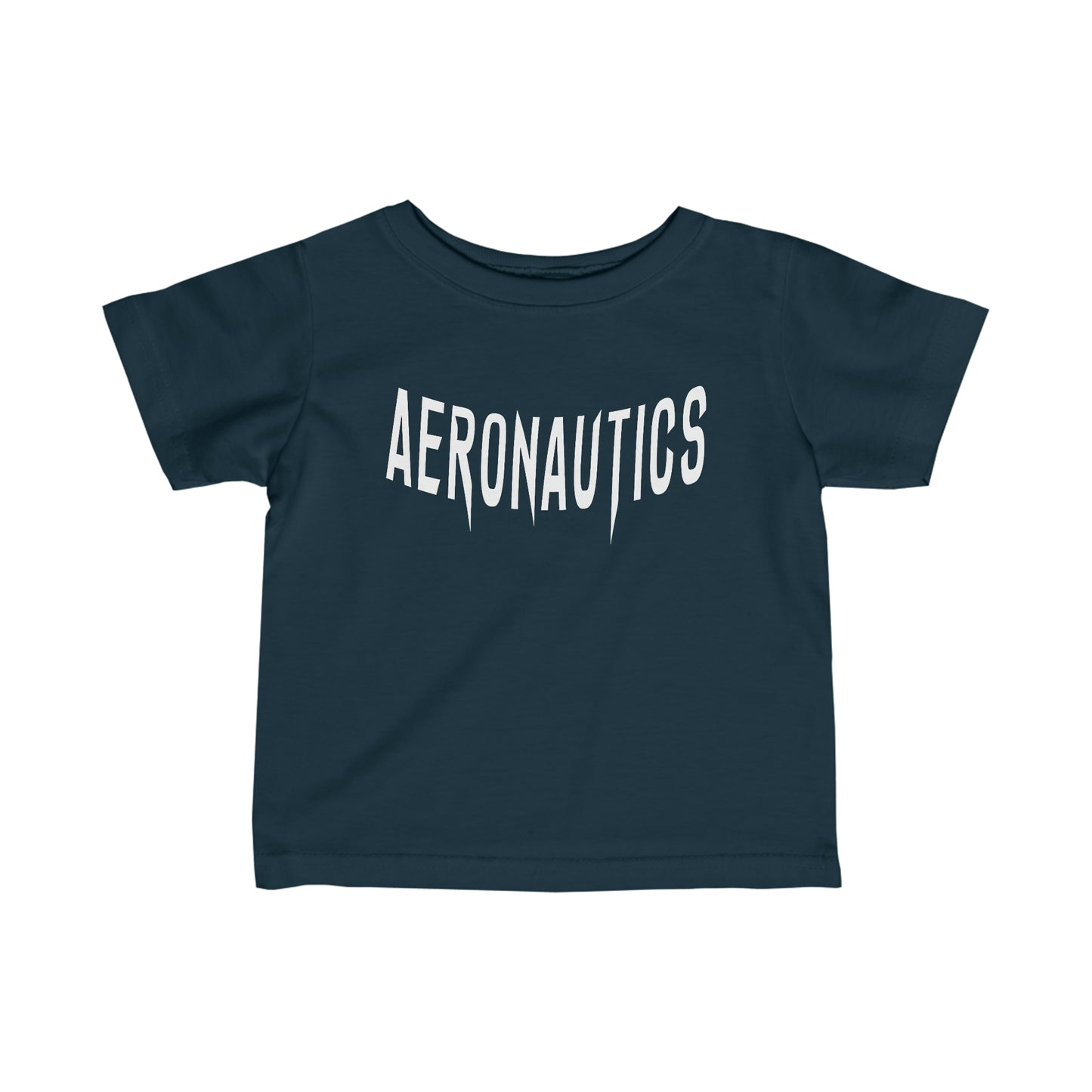 Aeronautics "Planes" (White Print) Infant Fine Jersey Tee