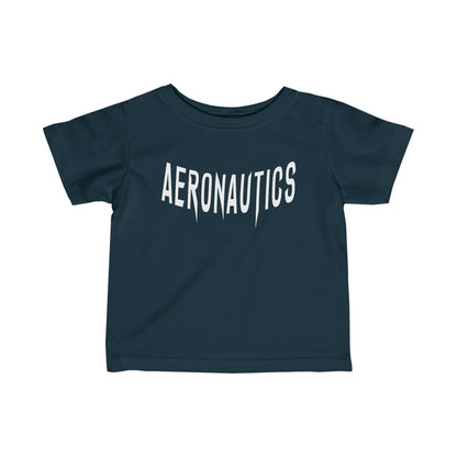 Aeronautics "Planes" (White Print) Infant Fine Jersey Tee