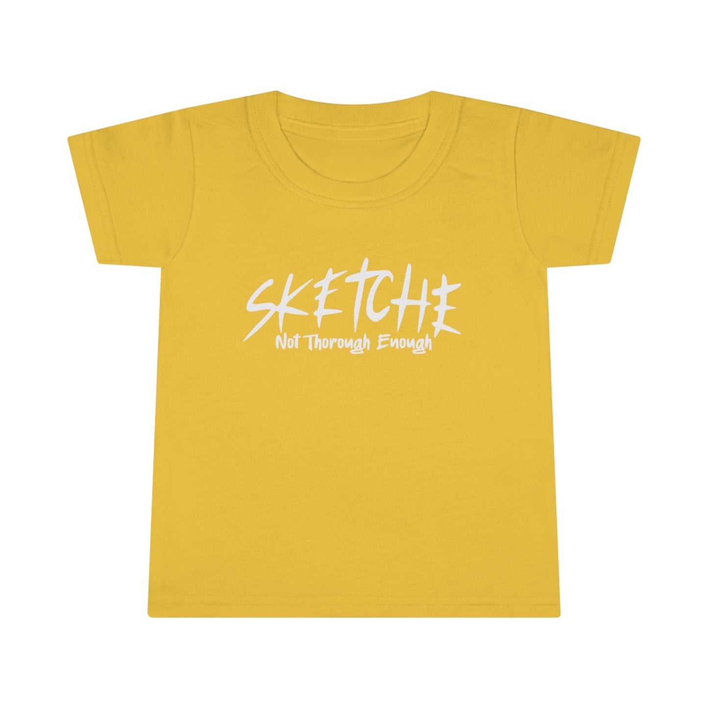 Sketche "Fix It S" (White Print) Toddler T-shirt