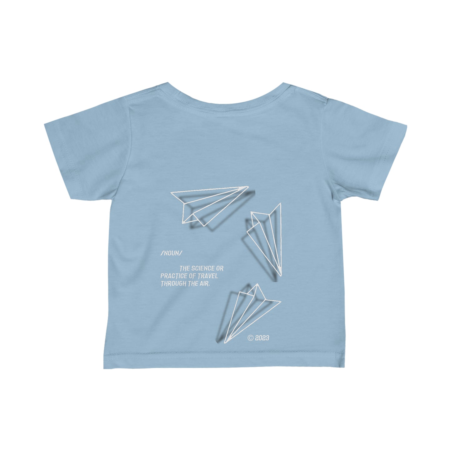 Aeronautics "Planes" (White Print) Infant Fine Jersey Tee