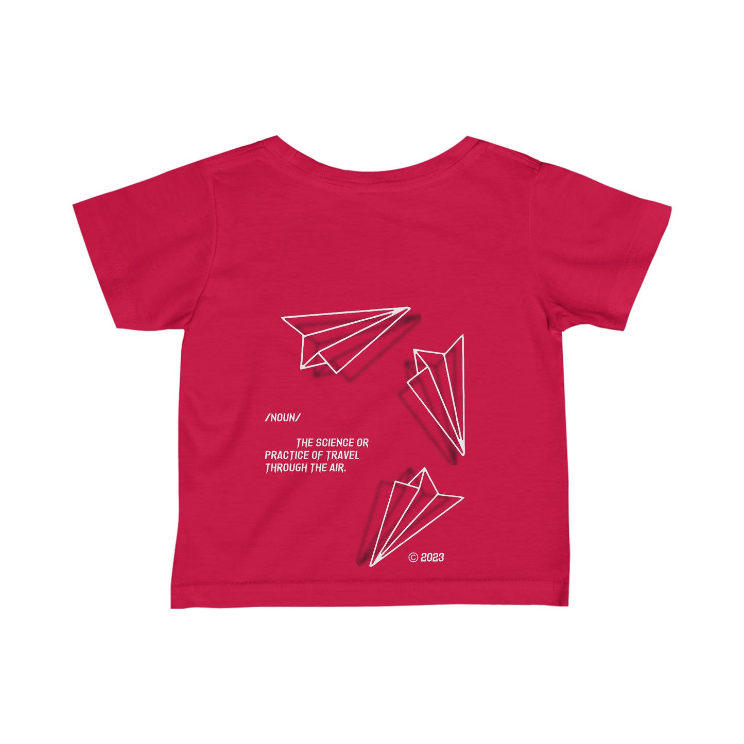 Aeronautics "Planes" (White Print) Infant Fine Jersey Tee