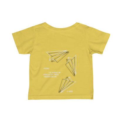 Aeronautics "Planes" (White Print) Infant Fine Jersey Tee