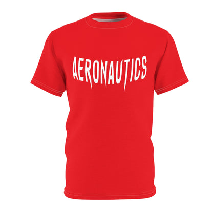 Aeronautics "Definition" Red (White Print) Unisex Cut & Sew Tee