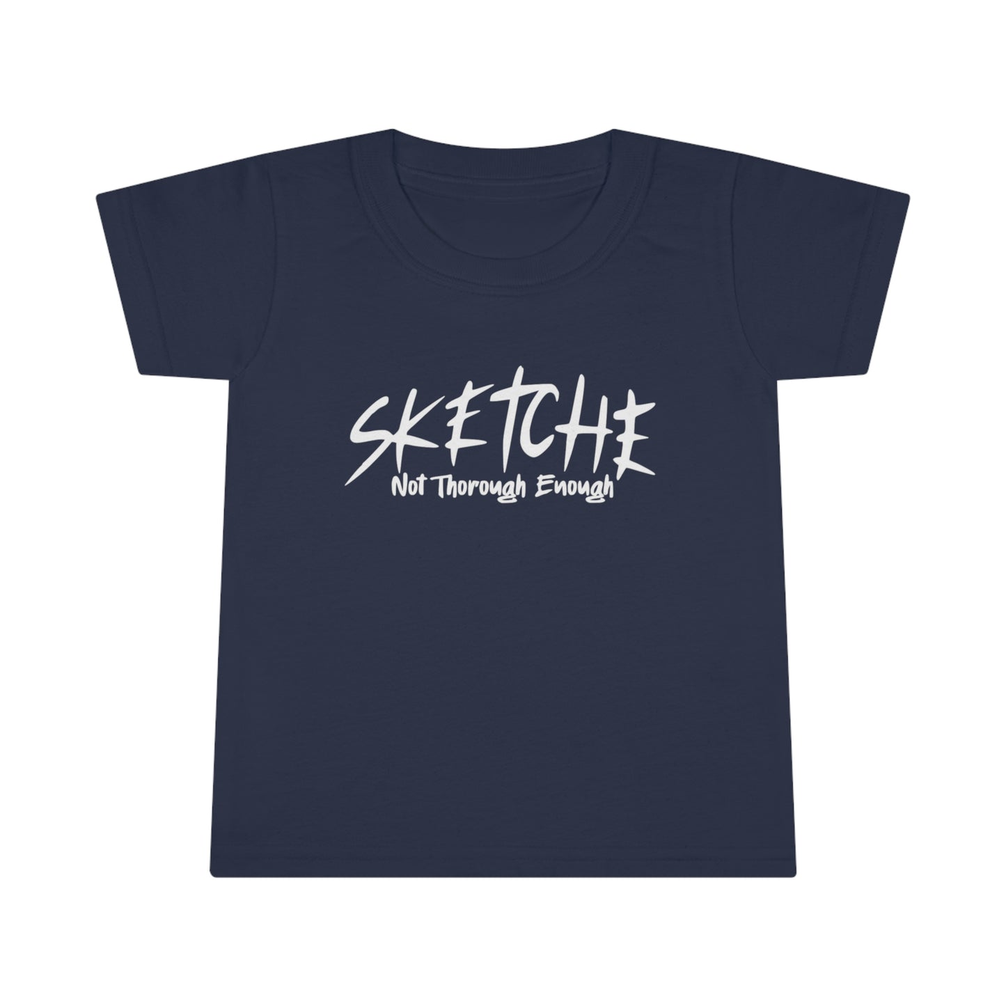 Sketche "Fix It S" (White Print) Toddler T-shirt