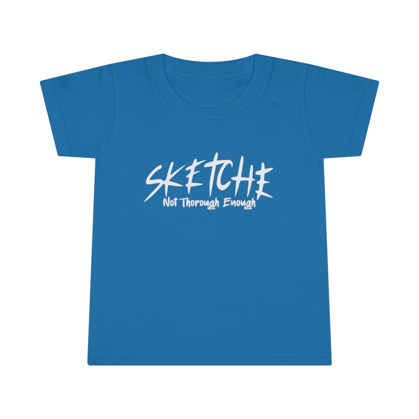 Sketche "Fix It S" (White Print) Toddler T-shirt