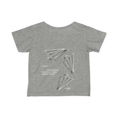 Aeronautics "Planes" (White Print) Infant Fine Jersey Tee