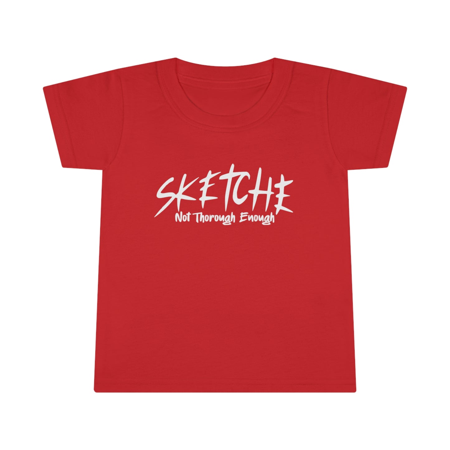 Sketche "Fix It S" (White Print) Toddler T-shirt