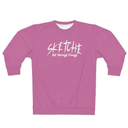 Sketche "Astronaut" Pink (White Print) Unisex Sweatshirt